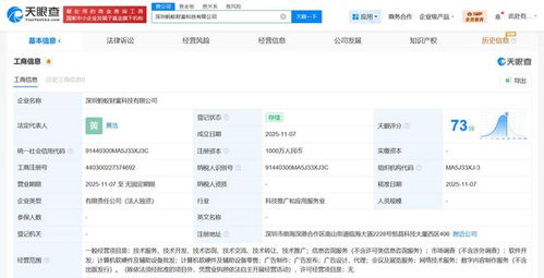 螞蟻集團(tuán)成立螞蟻財富科技公司，注冊資本1000萬元，專注網(wǎng)絡(luò)技術(shù)服務(wù)